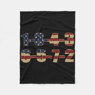 Usa Vlag 18436572 Ontstekingsvolgorde Small Block Fleece Deken