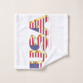 USA Vlag Badhanddoeken Patriottisch Amerikaans Bad Handdoek (Wasdoekje)