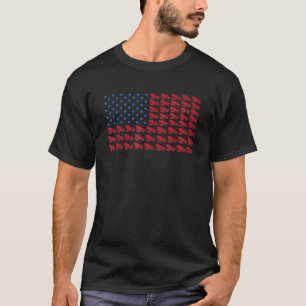 USA Vlag Betonwagen America Kleding T-shirt