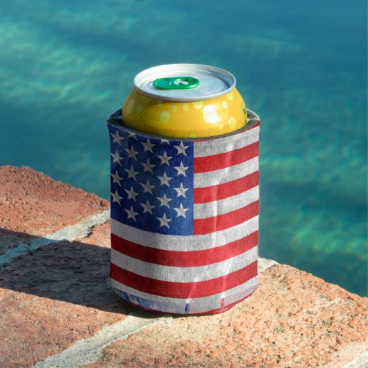 usa-vlag blikjeskoeler (Insitu Zwembad)