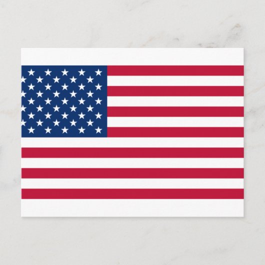 usa-vlag briefkaart (Voorkant)