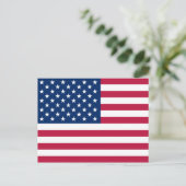 usa-vlag briefkaart (Staand voorkant)