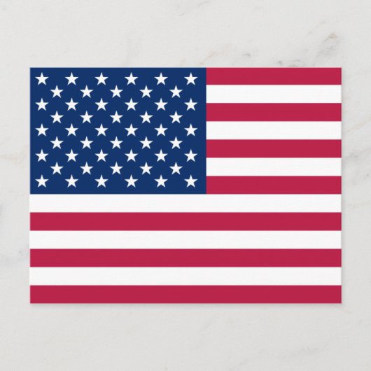 usa-vlag briefkaart (Voorkant)