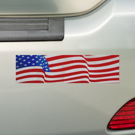 usa-vlag bumpersticker (Op auto)