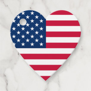 USA Vlag Favor Tags Cadeau Bedankjes Labels