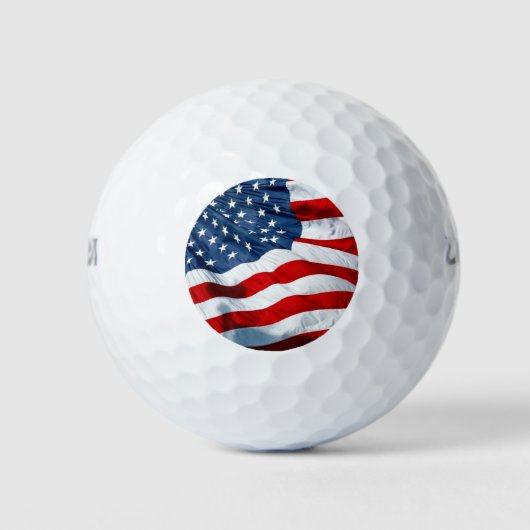 usa-vlag golfballen (Voorkant)