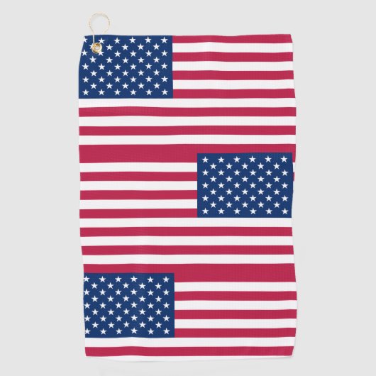 usa-vlag golfhanddoek (Voorkant)