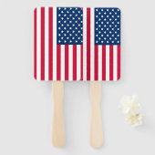 USA Vlag Hand Fan - Patriottisch Handwaaier (Voorkant en achterkant)
