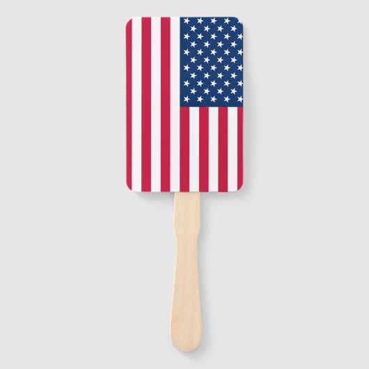 USA Vlag Hand Fan - Patriottisch Handwaaier (Voorkant)