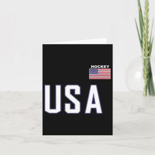 Usa Vlag Hockey Team Cool Speler Uitrusting Kledin Kaart