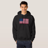 usa-vlag hoodie (Voorkant volledig)