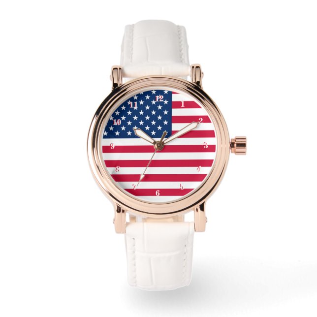 USA-vlag horloge (Voorkant)