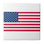 USA Vlag Keramische Tegel Tegeltje (Voorkant)