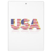USA Vlag Klembord (Achterkant)
