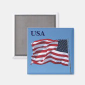 USA Vlag Magneet! Magneet (Voorkant / Achterkant)