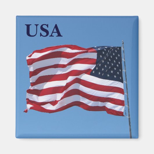 USA Vlag Magneet! Magneet (Voorkant)