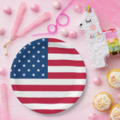 USA Vlag ontwerp 4th van juli Party Papieren Bordje (Feest)