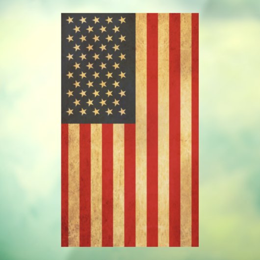 USA Vlag  Ontwerp Raamsticker (Vel 3)