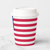 USA Vlag Papieren Kopjes - Patriottisch Papieren Bekers (Links)