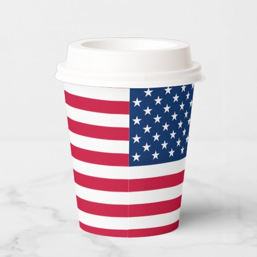 USA Vlag Papieren Kopjes - Patriottisch Papieren Bekers (Rechts)