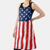 USA Vlag Patriot 4 juli Rood Blauw Wit Schort (Insitu)