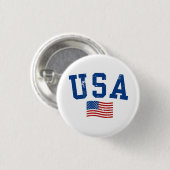 USA Vlag Patriottisch 4 juli Ronde Button 3,2 Cm (Voorkant /achterkant)