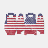 USA Vlag Patriottisch Amerikaans Rood Wit Blauw Bedankdoosjes (Uitgevouwen)