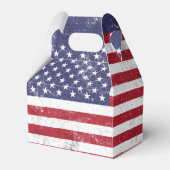 USA Vlag Patriottisch Amerikaans Rood Wit Blauw Bedankdoosjes (Voorkant Zijde)