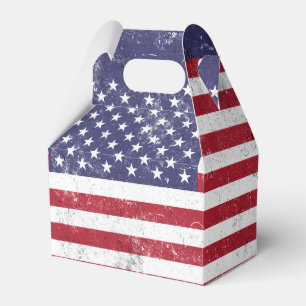 USA Vlag Patriottisch Amerikaans Rood Wit Blauw Bedankdoosjes