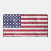 USA Vlag Patriottisch Amerikaans Rood Wit Blauw Bureaumat (Voorkant)