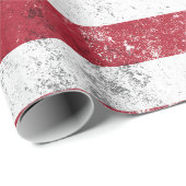  USA Vlag Patriottisch Amerikaans Rood Wit Blauw Cadeaupapier (Rol Hoek)