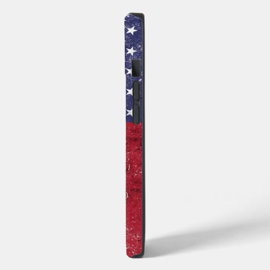  USA Vlag Patriottisch Amerikaans Rood Wit Blauw Case-Mate iPhone Case (Achterkant / Links)