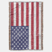  USA Vlag Patriottisch Amerikaans Rood Wit Blauw Deken (Voorkant Verticaal)