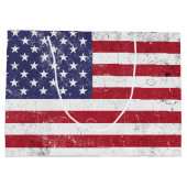  USA Vlag Patriottisch Amerikaans Rood Wit Blauw Groot Cadeauzakje (Achterkant)