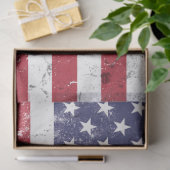  USA Vlag Patriottisch Amerikaans Rood Wit Blauw Tissuepapier (Geschenk)