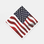 USA Vlag Patriottisch Papier servet (Hoek)