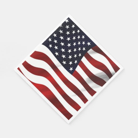 USA Vlag Patriottisch Papier servet (Hoek)