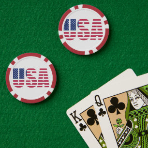 USA Vlag Pokerfiches - American Spirit Casino Poker Chips
