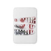 USA vlag Prachtige kleurrijke Fab Badmat (Voorkant Verticaal)