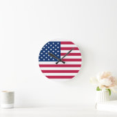 usa-vlag ronde klok (Huis)