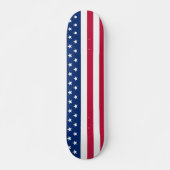 USA Vlag Rood Wit Blauw Sterren Strepen Skateboard (Voorkant)