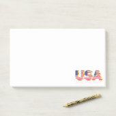 USA Vlag Sticky Notes (Op bureau)