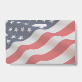USA Vlag Student ID Homeschool of Privé School Badge (Achterkant)