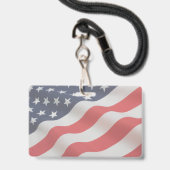 USA Vlag Student ID Homeschool of Privé School Badge (Achterkant met lanyard)