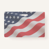 USA Vlag Student ID Homeschool of Privé School Badge (Achterkant)