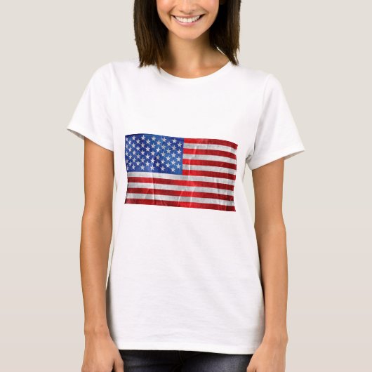usa-vlag t-shirt (Voorkant)