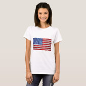usa-vlag t-shirt (Voorkant volledig)