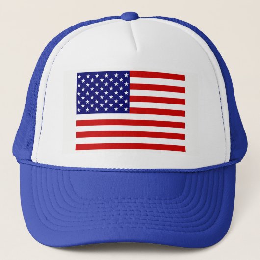 USA Vlag thcnt Trucker Pet (Voorkant)