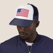 USA Vlag Trucker Hoed - Patriottisch Pet (In situ)