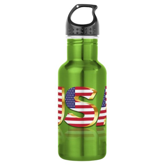 USA-vlag waterfles (Voorkant)